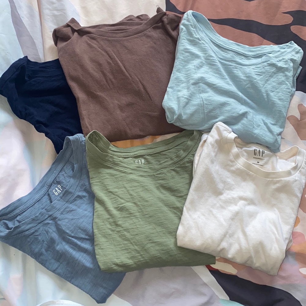 GAP | 6 Pack of Solid Color Tees